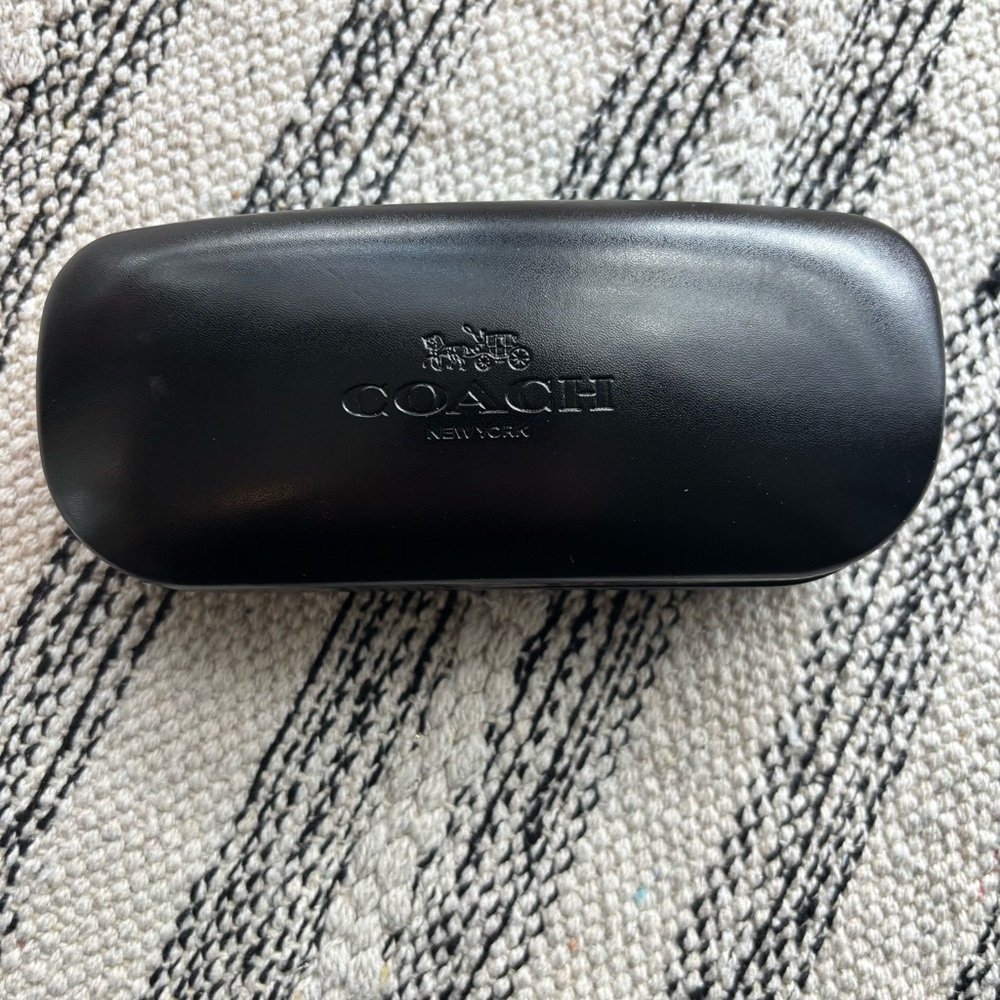Coach Sleek Black Glasses Case